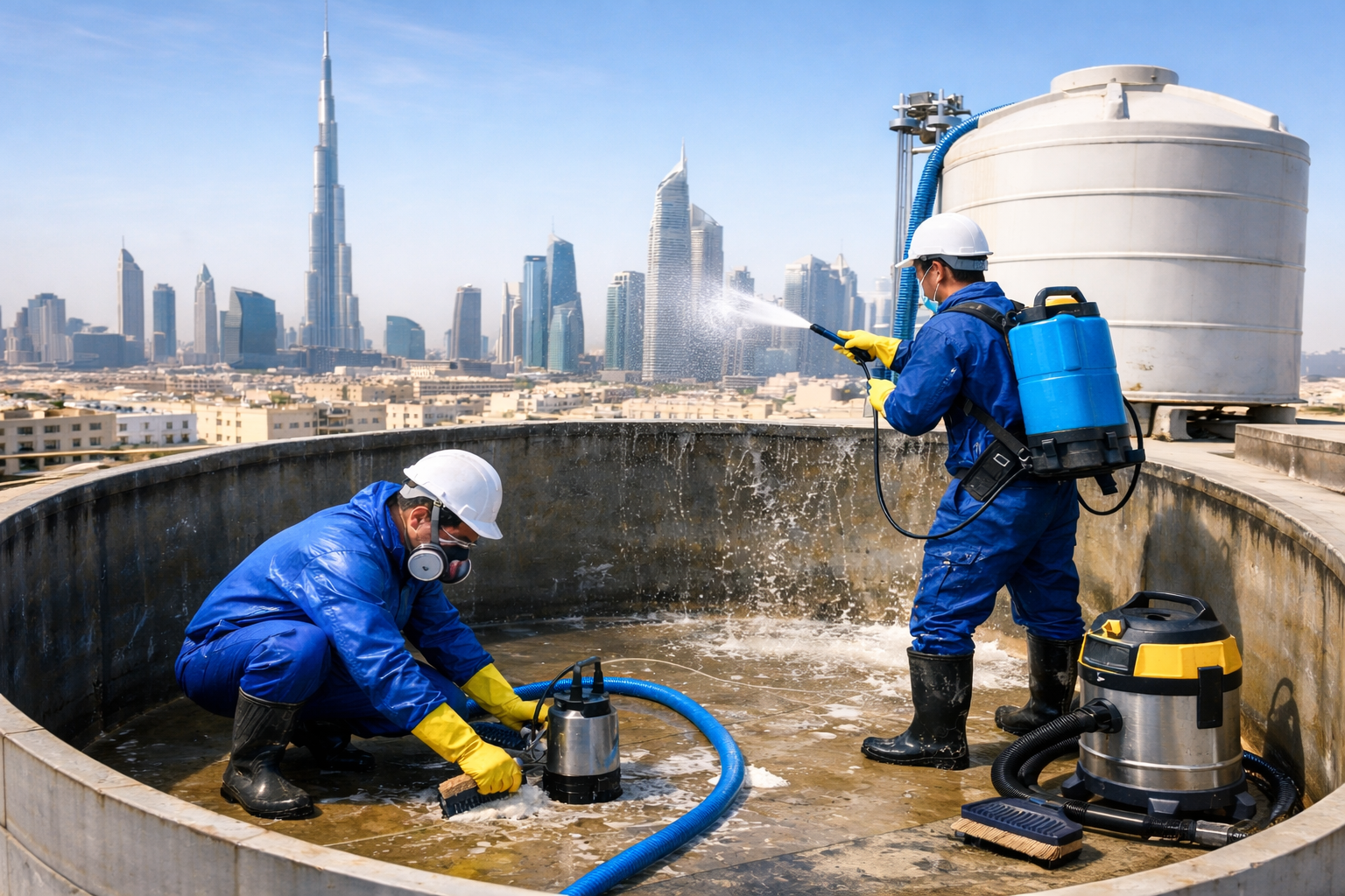 water tank cleaning services Dubai near me