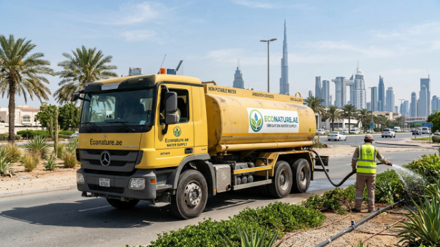Irrigation water tanker supply service in Dubai